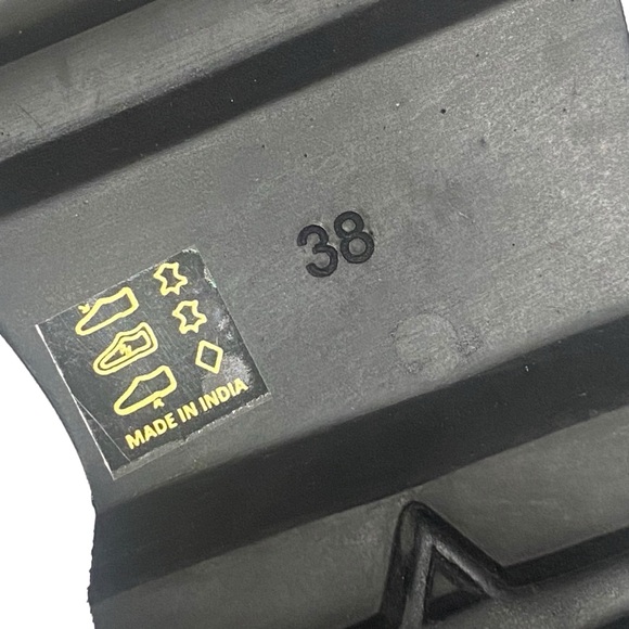 Maeve Black Patent Leather Rhys Lace Up Square Toe Loafers Size EU 38 US 8 - Picture 7 of 9